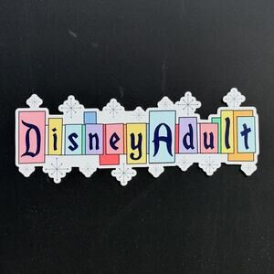 Disney Adult Theme Park Cruise Door, Refrigertor, Car Magnet Large 8 x 3 inches